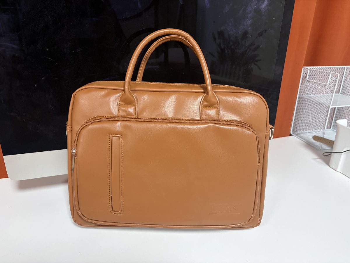 USOTG Voyager Briefcase — Cognac Brown